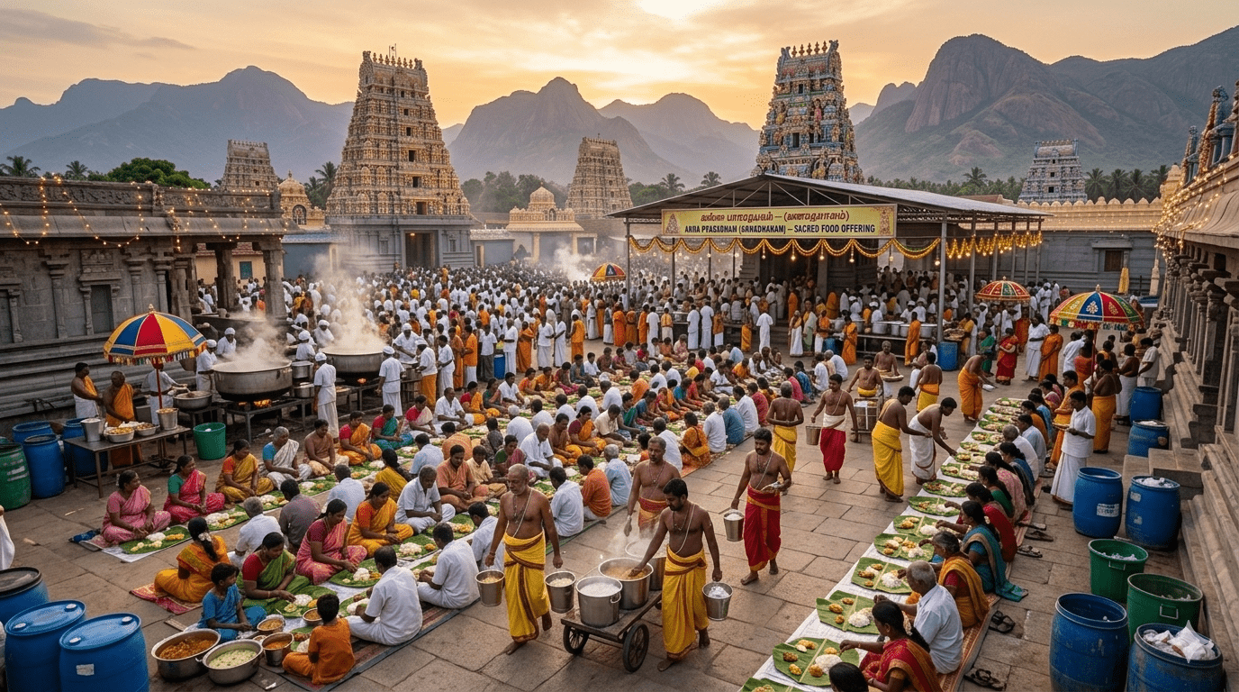 Annadhanam -  Sacred Food Offering